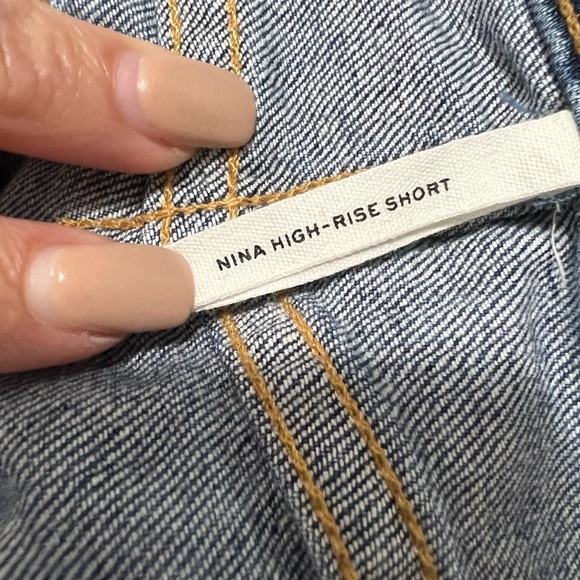 Rag & Bone Nina High-Rise Short - Balboa Size 29 - Picture 8 of 9